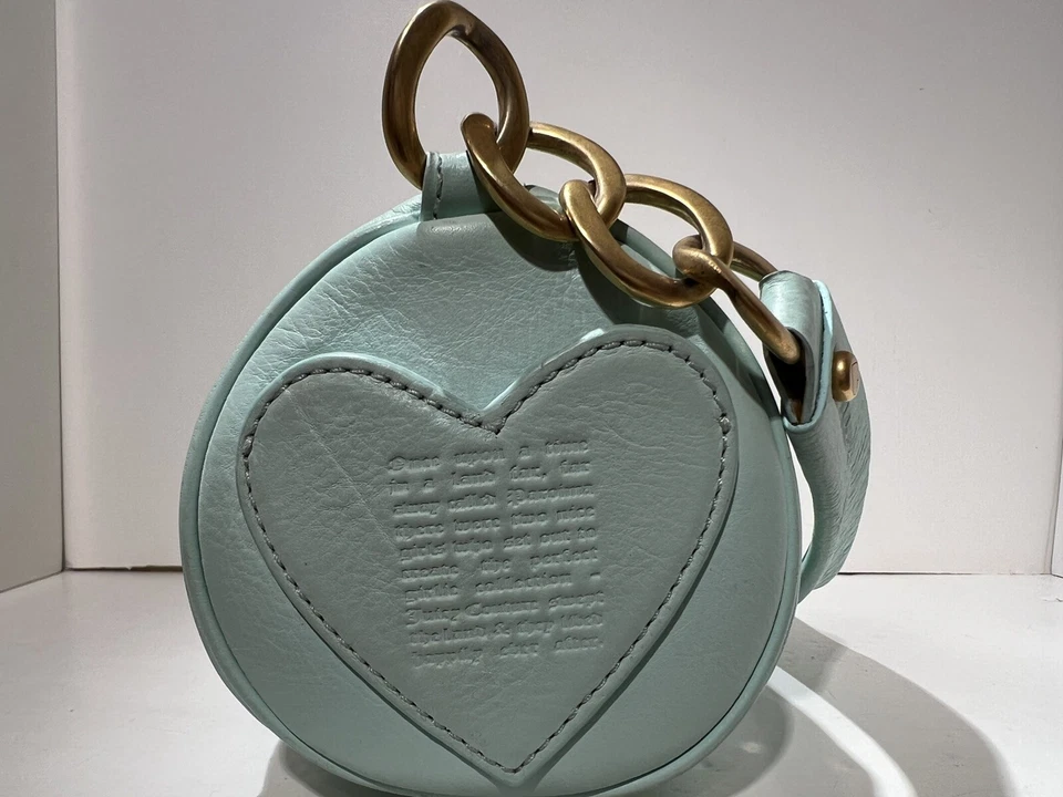 Vintage Juicy Couture Y2K Turquoise Leather Barrel handbag Great Condition Rare - Image 3 of 4