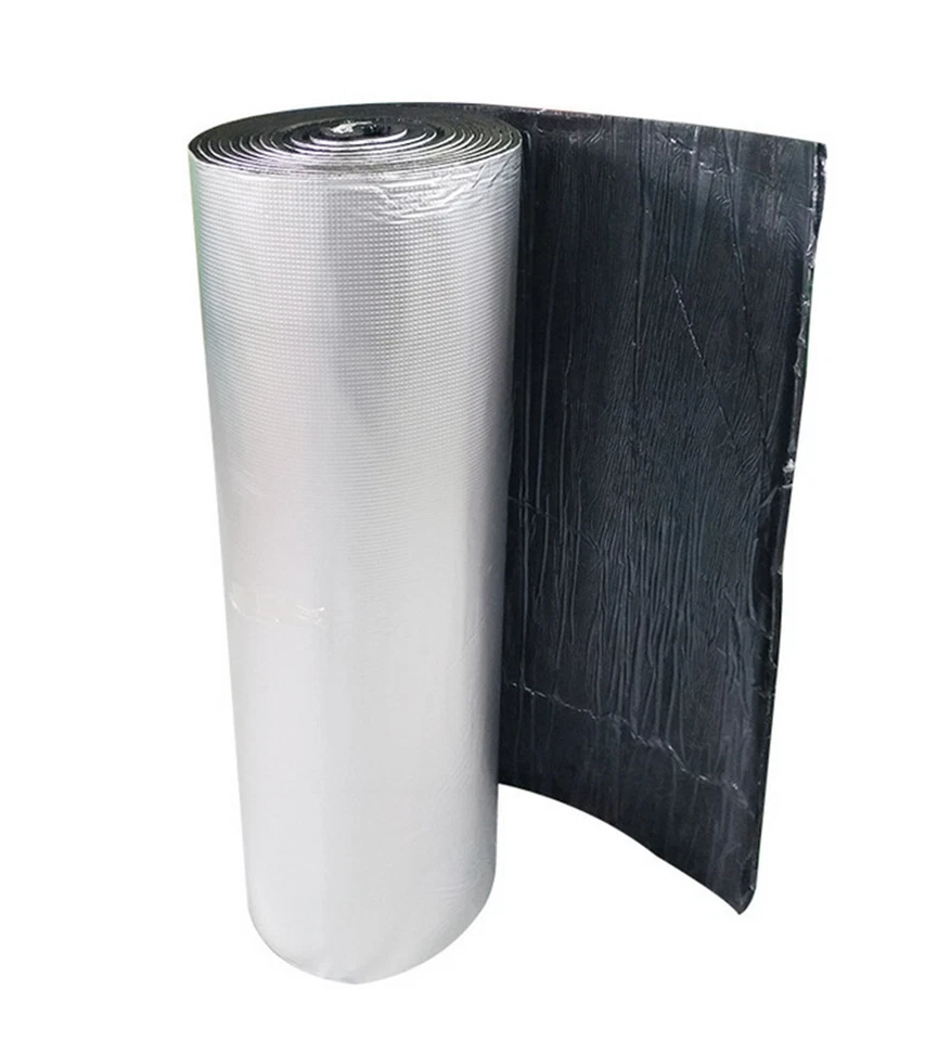 Car Door Hood Engine Self-adhesive Fireproof Sound Deadener Heat Insulation Mat - Image 2 of 4