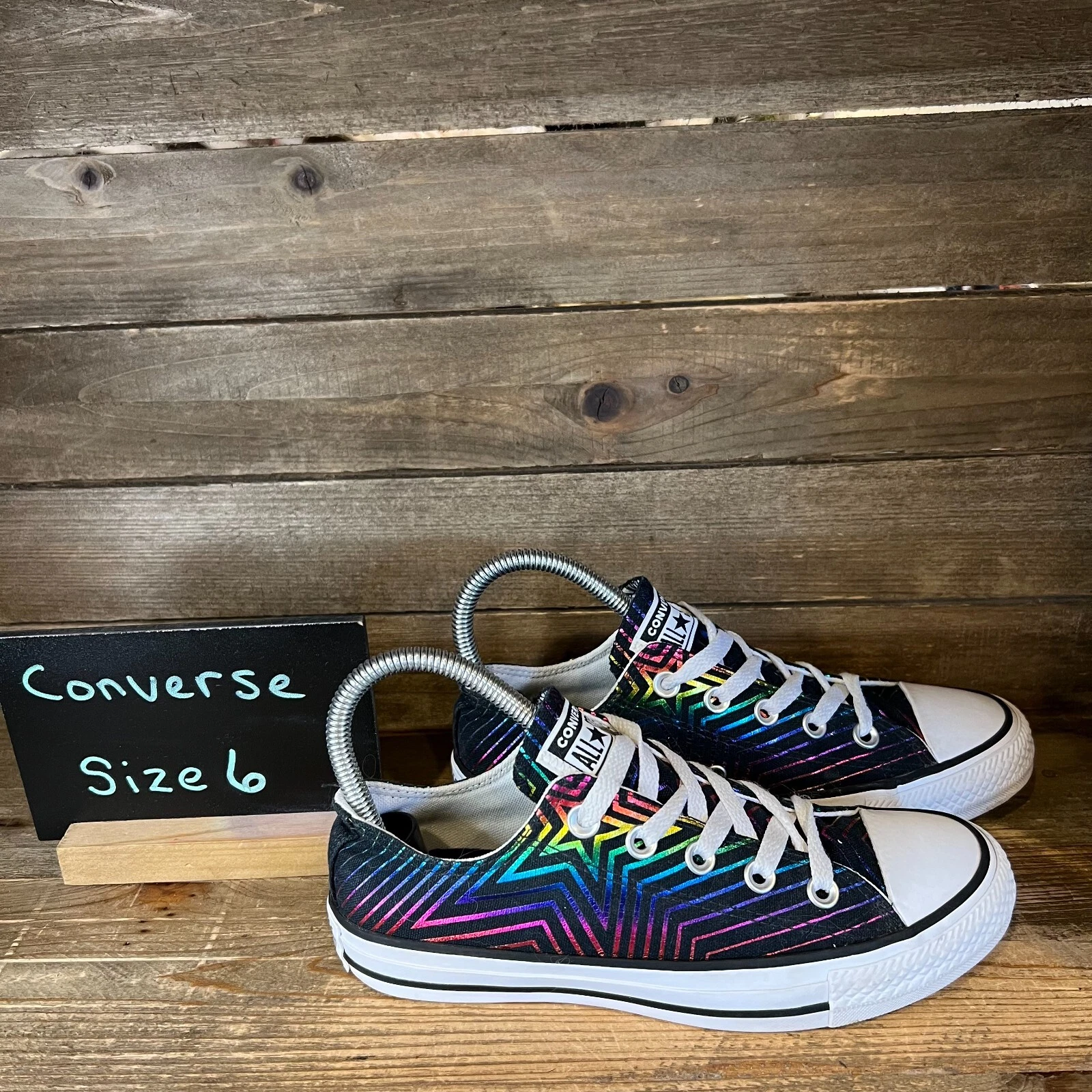 Scarpe sneakers basse donna Converse CT All Star 565439F Exploding Star taglia 6 M