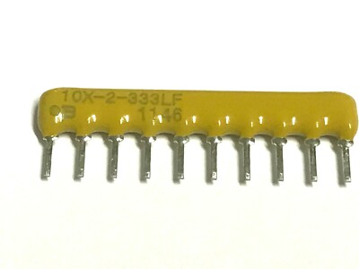 33K, 5x 33K, 2%, 10pin. at 70°, 0.3W, 4610X-102-333LF, Arrays, BOURNS, 25 Count