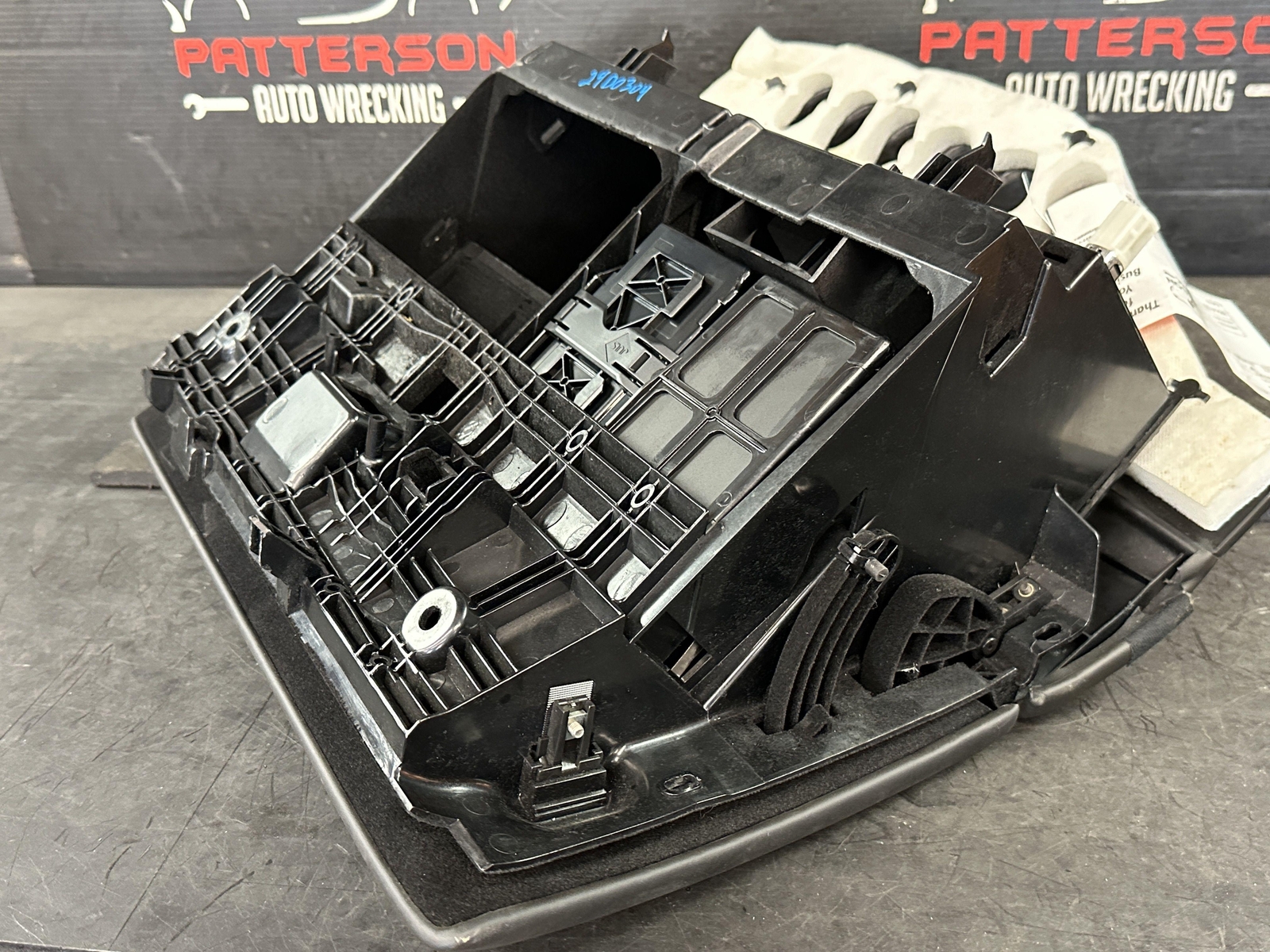 11-18 BENTLEY CONTINENTAL GT DASH GLOVE BOX STORAGE COMPARTMENT BLACK 3W1857735F