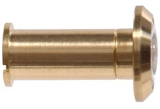 The Hillman Group 852219 160 Degree Door Viewer, Solid Brass/Bright Brass Finish