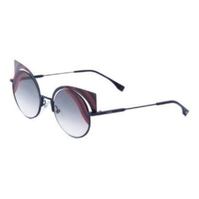 Fendi Women\'s Cat Eye Sunglasses- Fendi FF 0215/S ? - New Authentic Fendi FF 0215/s 00l9- X4 Burgundy Cat Eye  main image 2