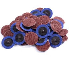 50PCS 2 inch 36 Grit Aluminum Oxide Roll Lock Die Grinder Sanding Grinding Disc