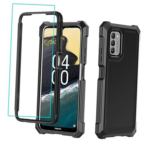 for Nokia C300 Case/Nokia G100 Case with Screen Protector,Nokia C300 Black
