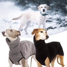 New Greyhound Large Dog Clothes Turtleneck Shirt Whip Hound Stretch Fleece Vest