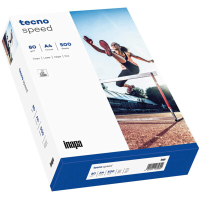 inapa tecno Speed Kopierpapier weiß DIN A4 500 Blatt 20er Pack