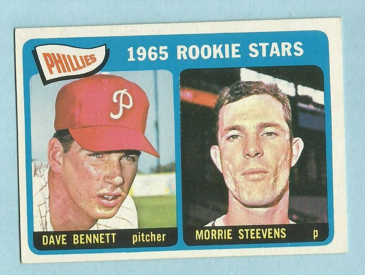 1965 Topps Baseball Dave Bennett Morrie Stevens #521 Phillies