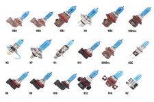 Halogen Hid Xenon Headlight Gas Filled Replacement Light Bulbs Pair