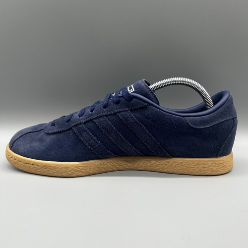 Adidas Orange Tobacco Gtx Size ? Exclusive H03153 Dark Blue Gore-tex Mens UK 8 - Picture 3 of 9