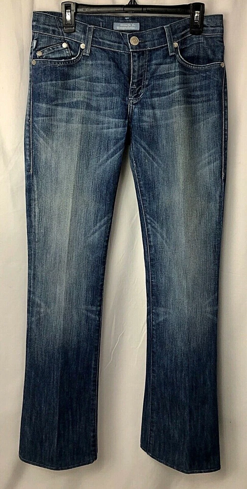 Rock Republic Women Jeans Denim 28 Pants Cotton Bootcut Flare Medium Wash Blue - Image 3 of 4