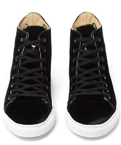 black ankle trainers