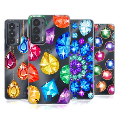 HEAD CASE DESIGNS SPARKLING GEMSTONES SOFT GEL CASE FOR MOTOROLA PHONES 2