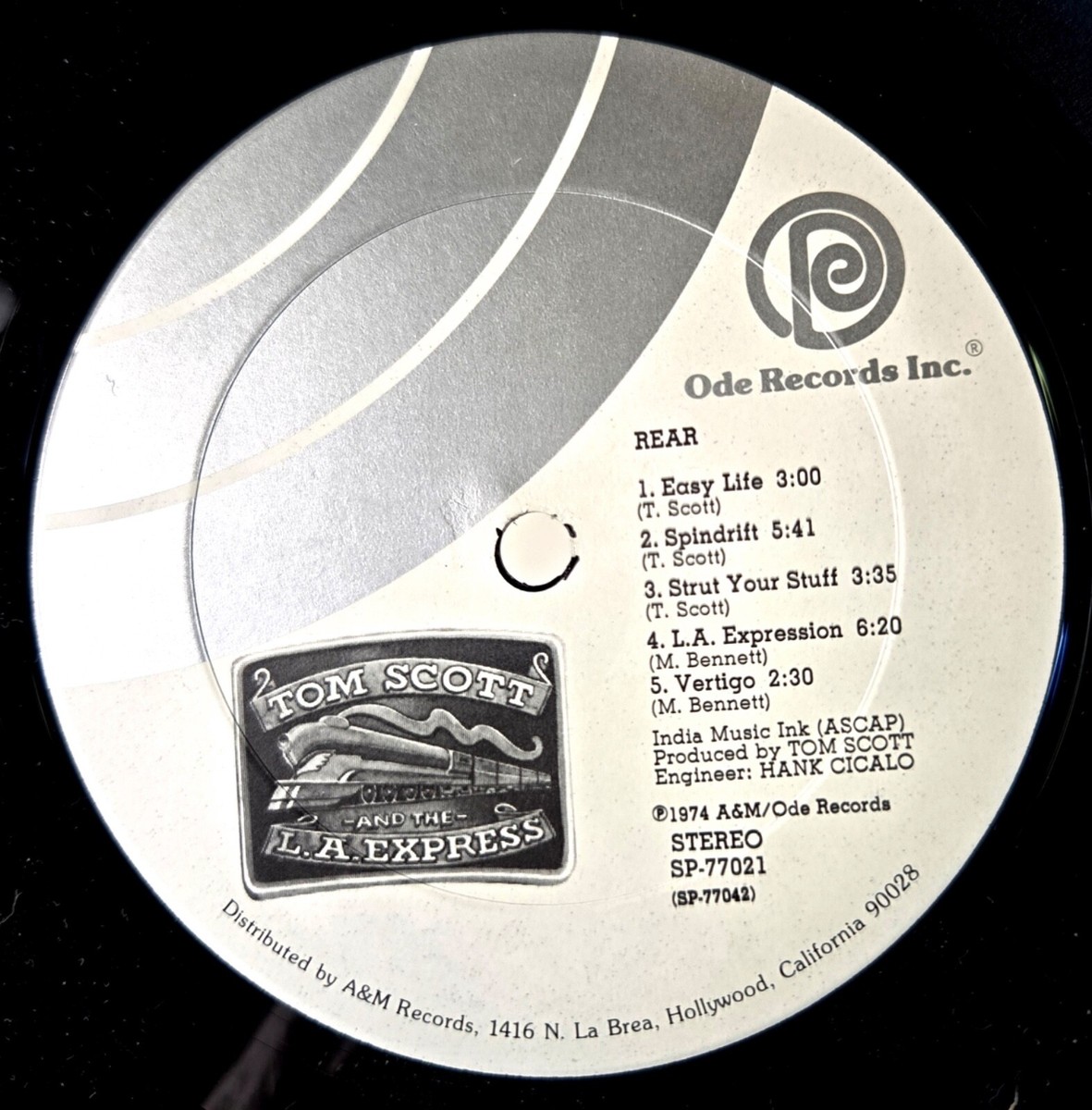 Tom Scott and the L.A. Express LP (1974) Ode SP-77021 ex | eBay