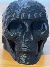 Aztec Death Whistle Skull - Screaming Whistle Loud 3D Printed Black