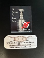 New Jersey Devils 1993-94 NHL pocket schedule Pepsi! Pack Fresh NM-MINT!👀🔥🔥🏒