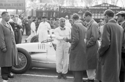 Hermann Paul M�ller, Auto Union D 1938 Motor Racing Old Photo