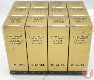 NEW Chanel Sublimage LA CREME Ultimate Cream TEXTURE SUPREME 12x5ml