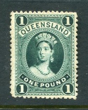 Queensland #83 Victoria 1 Pound [Mint No Gum]