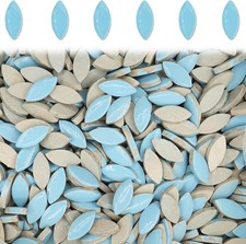 Ceramic Mosaic Tiles, 50 Assorted Colors for DIY Craft Projects