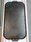 Griswold Cast Iron Griddle #8 Erie, PA GOOD CONDITION! 10X20