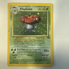 Pokémon TCG Vileplume Jungle 15/64 Holo Unlimited Holo Rare Heavily Played  on eBay