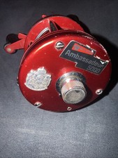 Abu Garcia Ambassadeur 5000 Red Baitcasting Reel – Made in Sweden Pre Owned