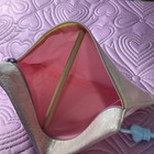 Ipsy Zipper Cosmetic Makeup Bag Pouch Iridescence w Purple Logo Zip Dangle 5"x7" — photo 5