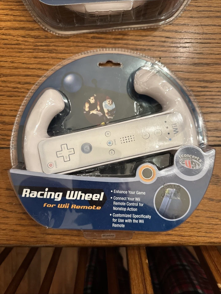 Wii Racing Wheels For Wii Remotes/ Pair New Never Used White. - Image 4 of 4