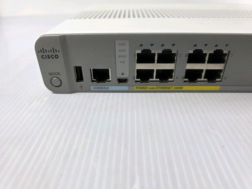 Cisco Switch WS-C3560CX-8PC-S Cisco 3560-CX 8-Port Ethernet Switch - Image 4 of 4