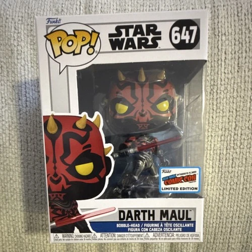 Funko Pop! Vinyl: Darth Maul Star Wars NYCC Exclusive #647 Bobblehead
