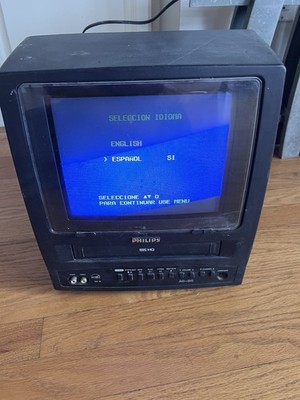 Philips TV VHS Combo Retro Gaming TV VCR Parts Ccc092at01 Prop Television