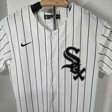 Nike Youth MLB 10 Yoan Moncada Chicago White Sox Baseball Jersey White M 10/12