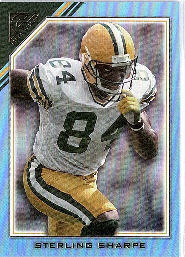 2023 Topps Composite #386 Sterling Sharpe Blue Rainbow Foilboard #/99