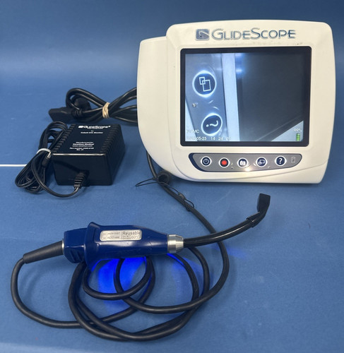 Verathon Glidescope Cobalt AVL Monitor w/ 60 Degree 0570-0307 Baton Laryngoscope