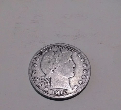 1912 Barber / Liberty Head Half Dollar, No Mint Mark..