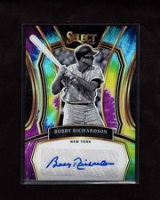 2024 Panini Select Legendary Signatures Bobby Richardson Tie-Dye Prizm /25 