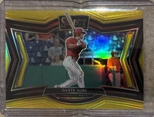2025 Panini Select Dante Nori Diamond Level Gold 01/10 Phillies #284 ITALY