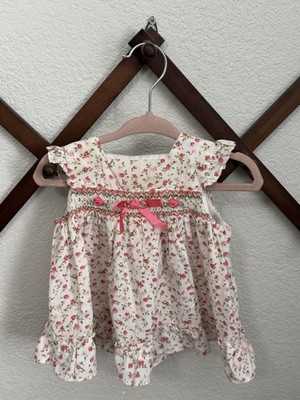 Vintage Rare Edition Baby Girl Floral Dress Size 9 Months