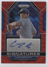 2023 Panini Prizm Signatures Ruby Wave Prizm Cade Doughty #SIG-CD Auto a8r
