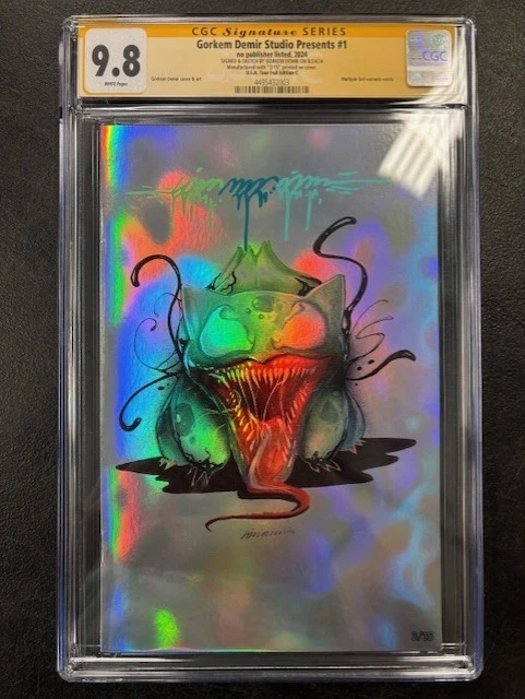 Gorkem Demir Studio Presents #1 Foil Signed/Sketch CGC 9.8 2024 GCB#2003 TCGC