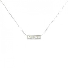 Authentic PT900 Diamond Necklace 0.13CT 260-007-458-3638