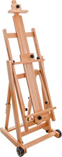Master Multi-Function Studio Artist Wooden Floor Easel - Large Heavy Duty Adjust