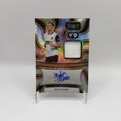 Panini Select La Liga Soccer 2024 25 Auto Relic Patch Hugo Duro Prizm ValenciaFC