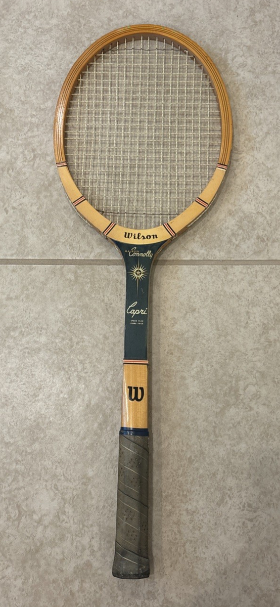 OUTSTANDING Rare Vintage Wilson MAUREEN CONNOLLY CAPRI Wood Tennis