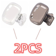 2pcs Toothbrush Head Covers Protector Cap Travel Portable Brush Pod Case