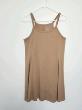 American Eagle Athletic Dress Women’s M Beige Built In Shorts Sleeveless Yoga