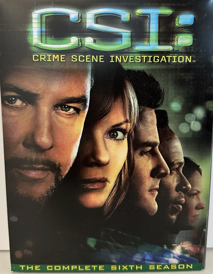 DVD Set CSI series Seasons 1-6 Crime Scene Investigation, Pre-Owned ...
