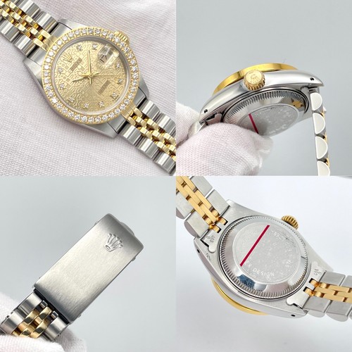 Rolex Datejust 26mm 69173 Jubilee Diamond Dial Diamond Bezel Two Tone Papers - Bild 9 von 13