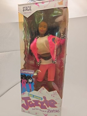 Mattel High School Jazzie Stacie Barbie Doll 1986 11in MPN 3636 Boxed